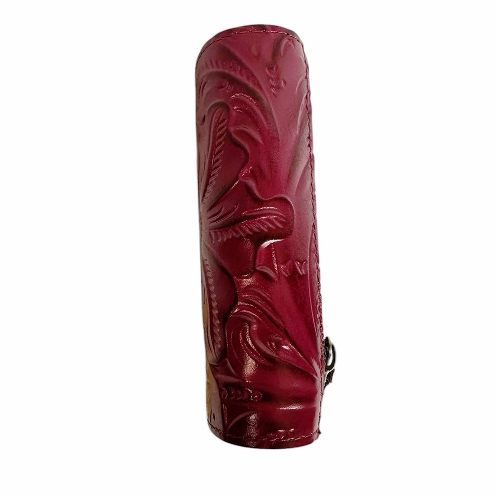 Patricia Nash Red Wallet with Embossed Floral Design - Picture 8 of 8